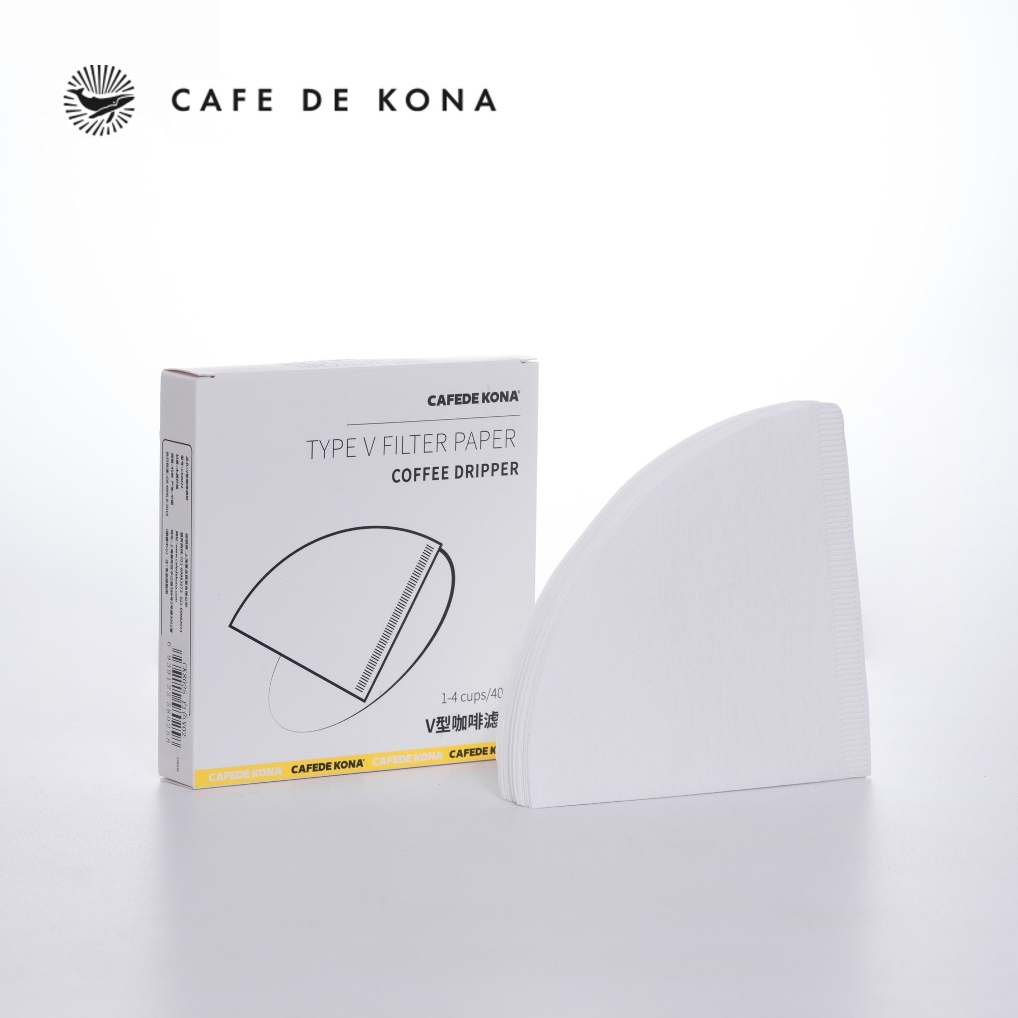 Giấy lọc cà phê V60 loại 40 tờ CAFE DE KONA Made in Japan