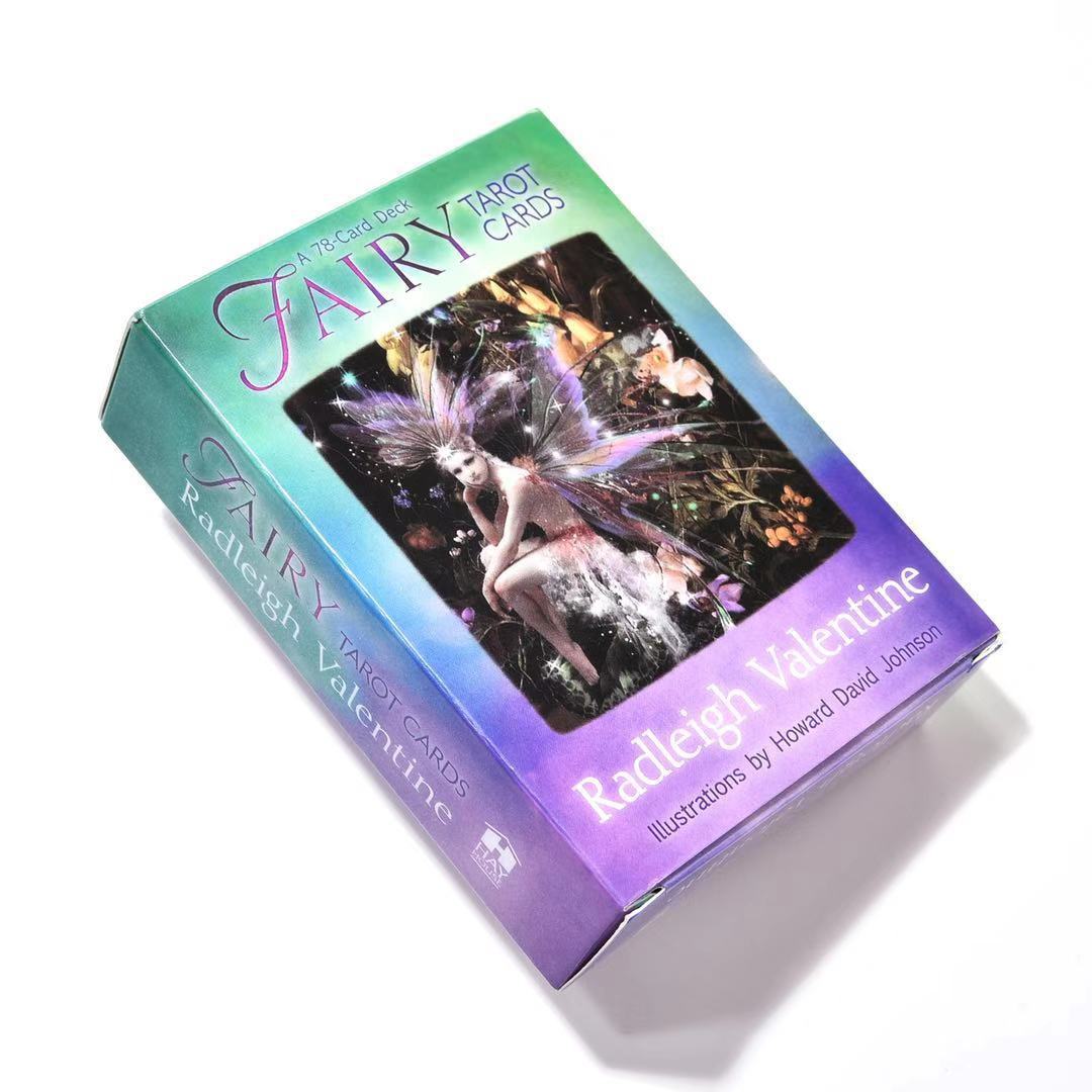 Combo Bộ Bài Bói Tarot Fairy Tarot Cards Cao Cấp và Túi Nhung Đựng Tarot và Khăn Trải Bàn Tarot