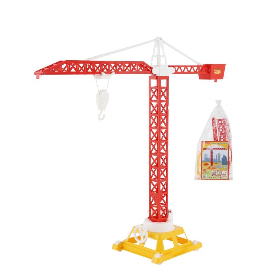 Cần cẩu tháp Số 2 (4 bánh) đồ chơi - Polesie Toys - Màu ngẫu nhiên