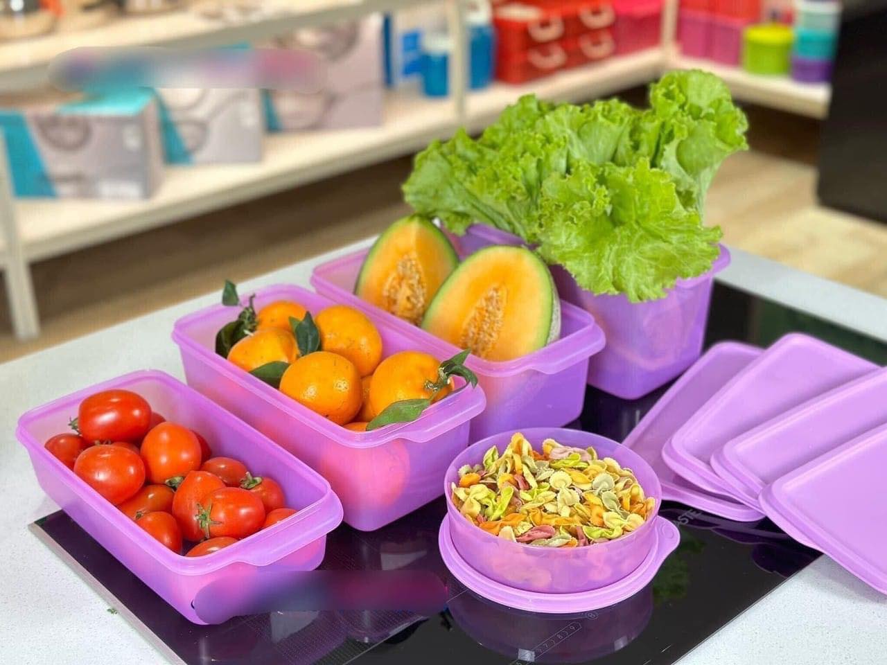 Hộp Trữ Mát Freshia 5 Tupperware, Hộp Trữ Rau Củ Trái Cây Tươi Lâu