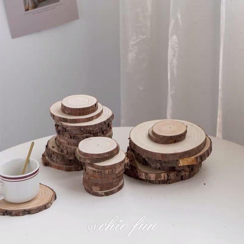 Tấm gỗ màu cafe retro chụp ảnh có 3 cỡ