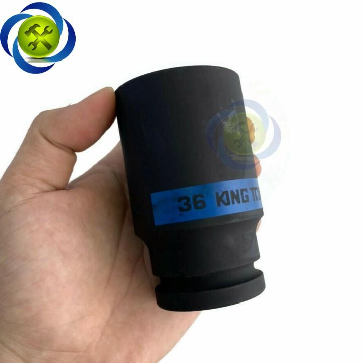 Tuýp 36mm 3/4 Kingtony 643536M loại ngắn 6 cạnh màu đen