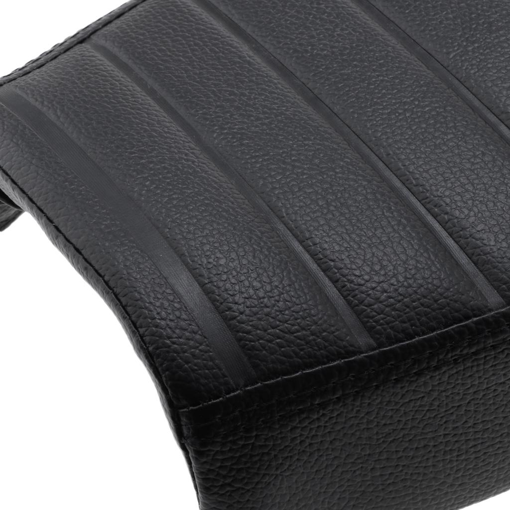 Replacement Saddle Single Seat Seat Bench for Cafe Racer Motorcycle Black