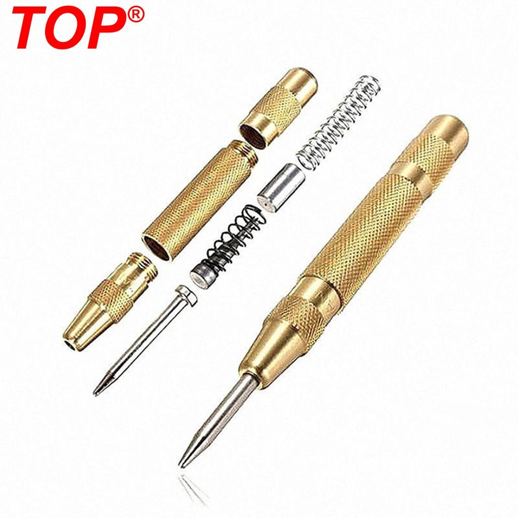 Đục lấy dấu tự động (Bung tu) thép S2 cao cấp hãng TOP, dụng cụ phá kính thoát hiểm, dụng cụ định vị, đục lỗ tâm