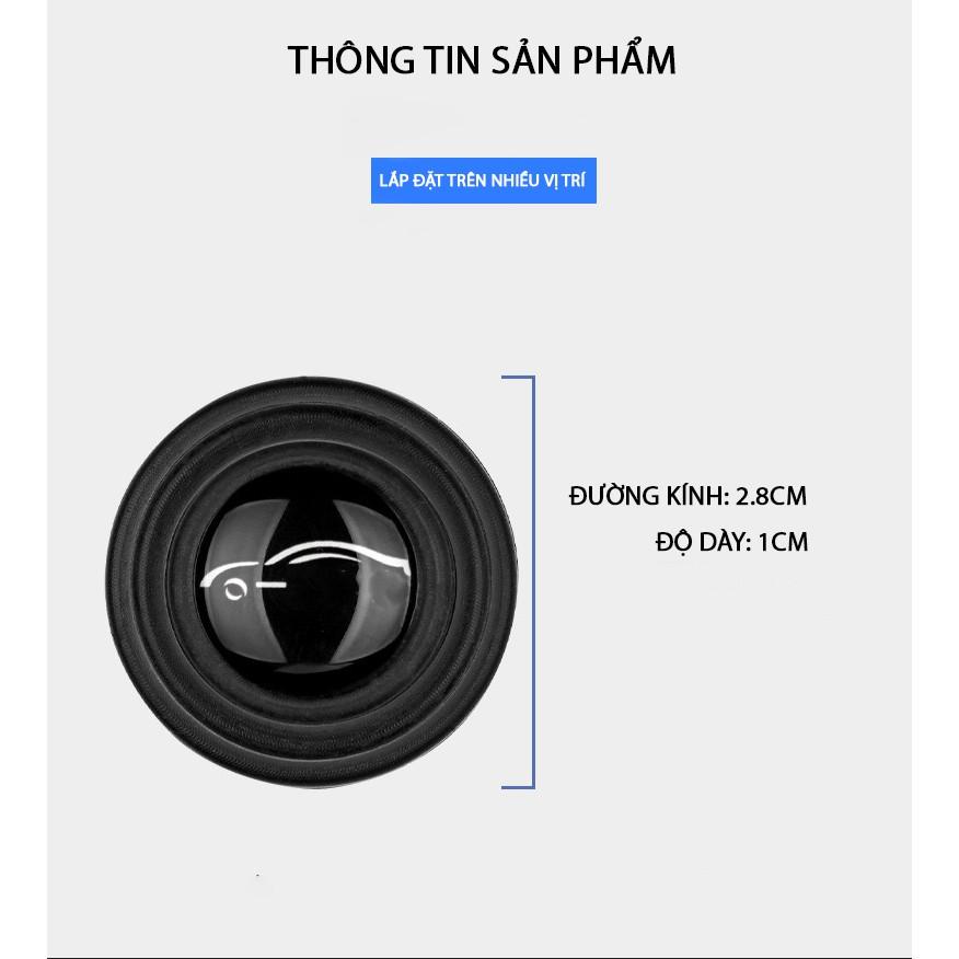 Nút dán giảm lực đóng bảo vệ cửa xe ô tô, miếng dán Silicon bảo vệ cửa ô tô logo các hãng xe