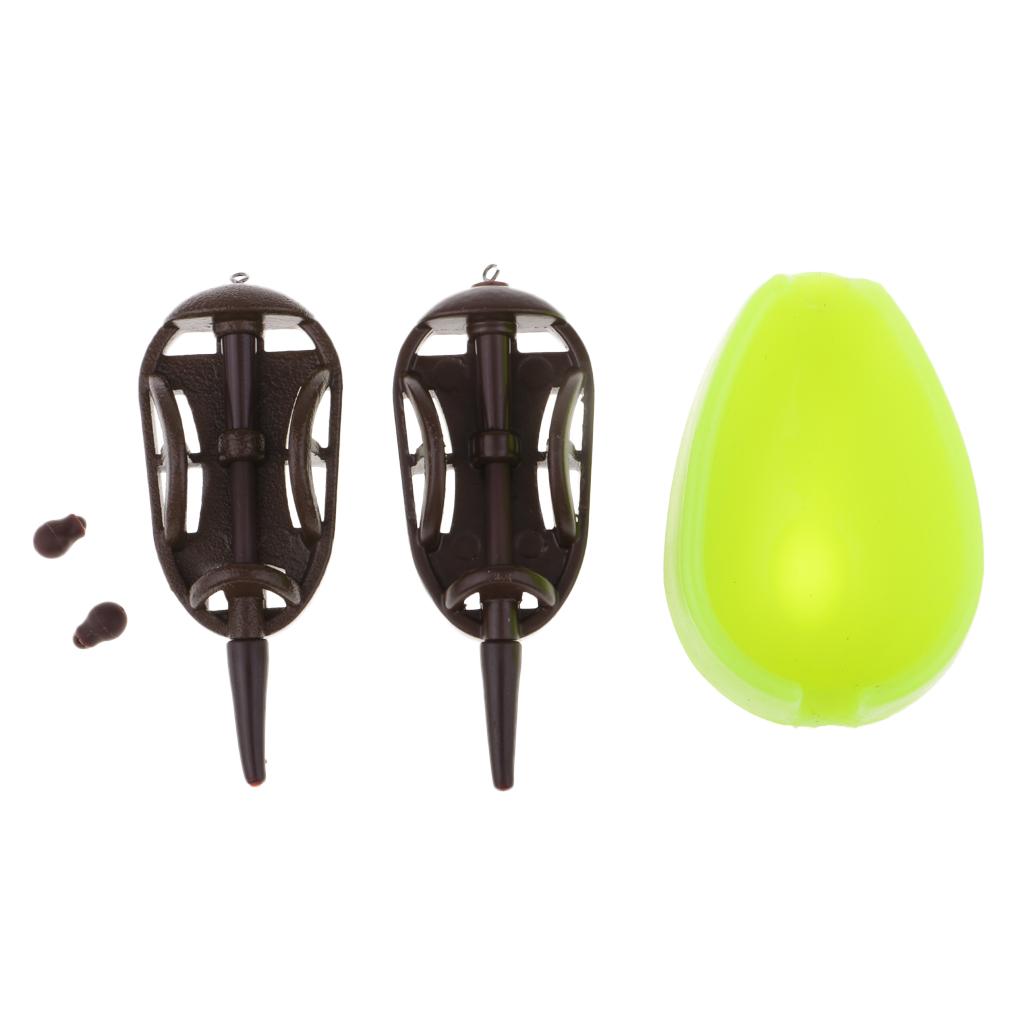 Fishing Inline Safe Method Feeder & Mould Range Set Carp Fishing Tackle A