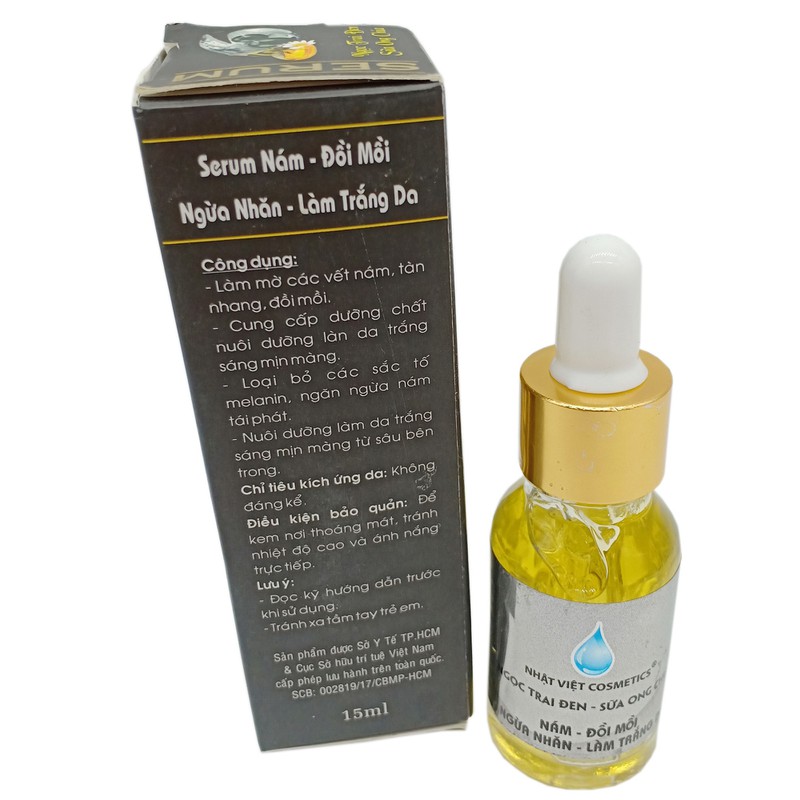 Serum hỗ trợ trị nám - Đồi mồi - Ngừa nhăn - Làm trắng da 15ml