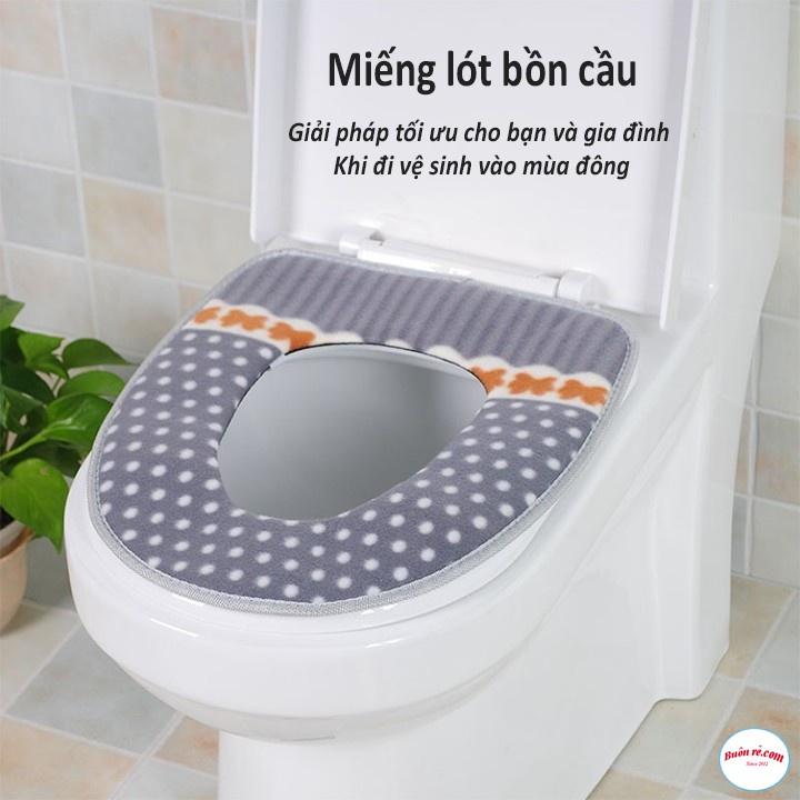 Miếng lót bồn cầu bằng vải ấm áp sạch sẽ