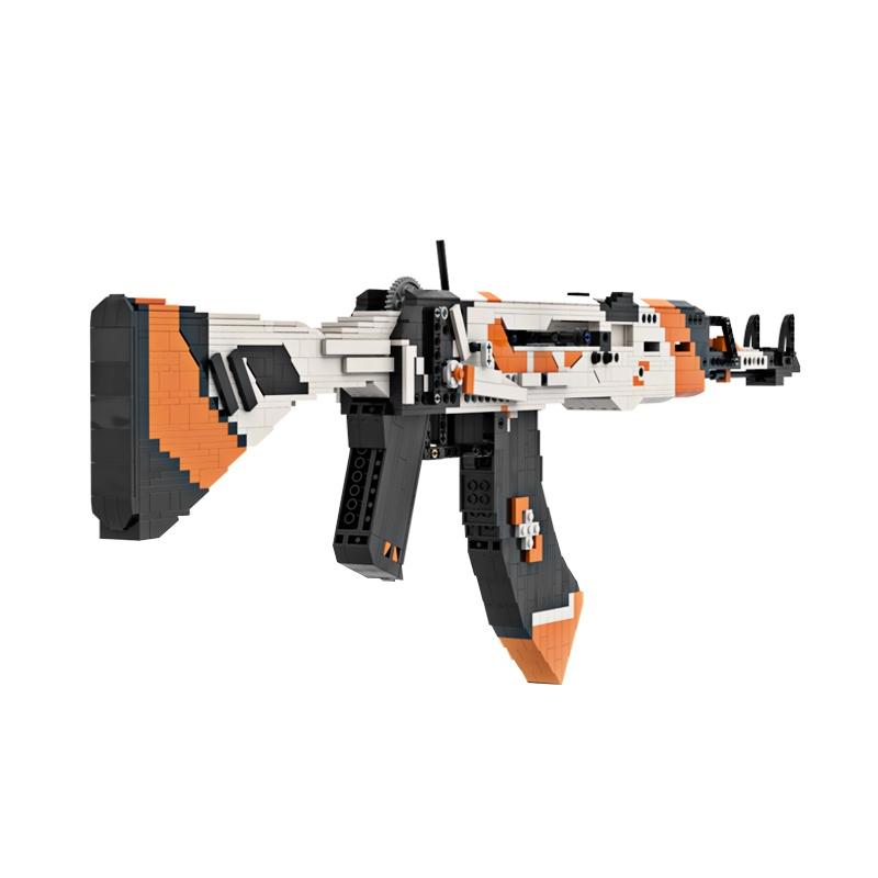 Đồ Chơi Lắp Ráp Kiểu LEGO CSGO Mô Hình AK-47 Asiimov Bắn Thun Với 1200+ Mảnh Ghép - Bản Thiết Kế Tiêu Chuẩn Của Kevin183