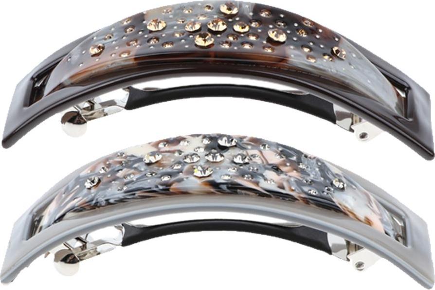 2 Nữ Acetate Tóc Cột Tóc Kẹp Tóc Nữ Cô Gái Mũ Barrettes Kẹp Tóc Quà Tặng