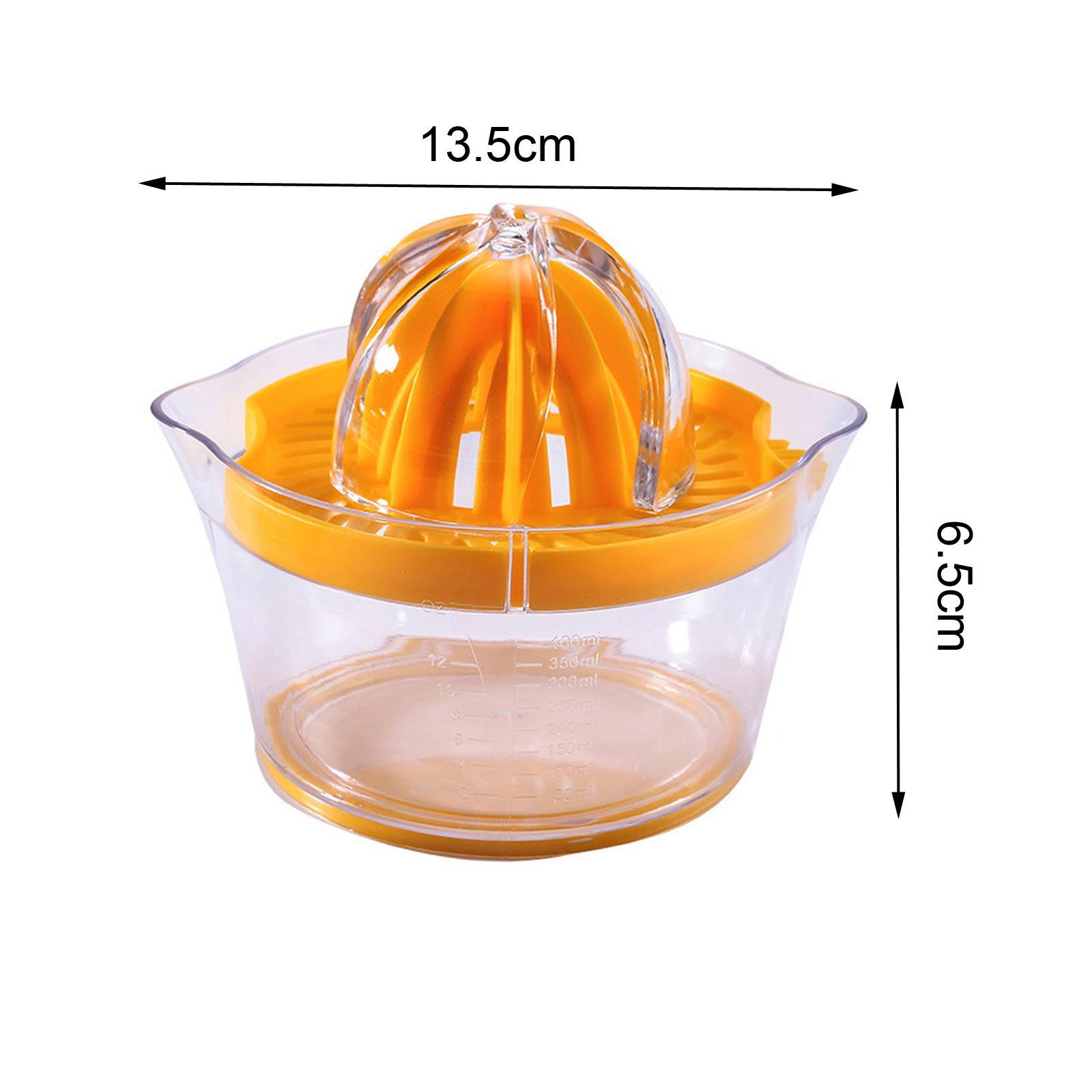 Manual Hand lemon Orange Juicer Transparent Body for Kitchen Juicing