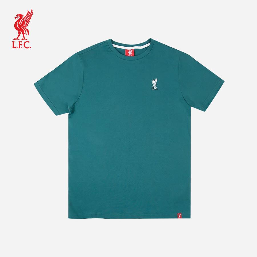 Áo thun thể thao nam Lfc Liverbird Embtee Teal - S23DV01