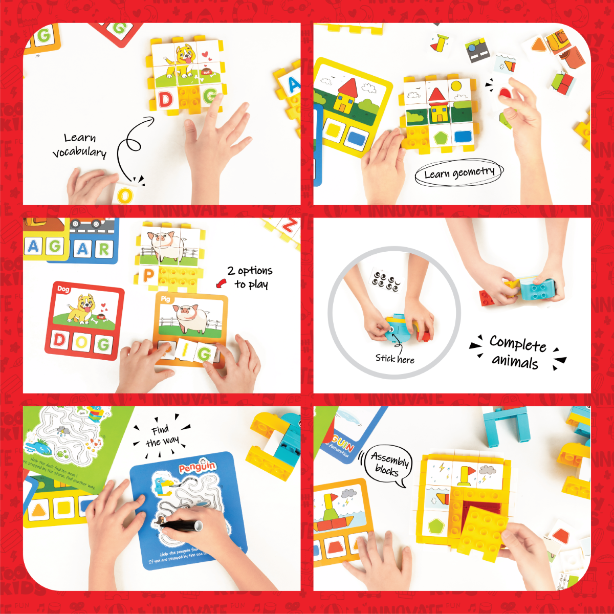 Đồ Chơi Bộ Lắp Ráp Chữ Số Logic TOONYKIDS - Đồ Chơi Thông Minh Cho Bé - Logical Builder TN00122