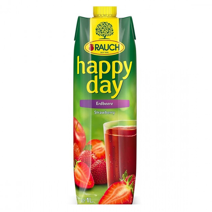 Nước ép Rauch Happy Day Dâu Tây
