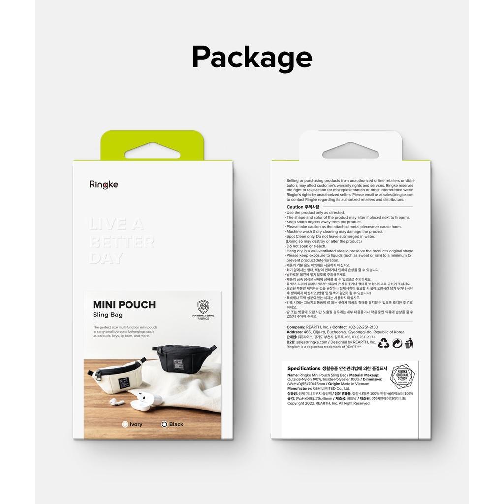 Túi Ringke mini khóa kéo chất lượng cao