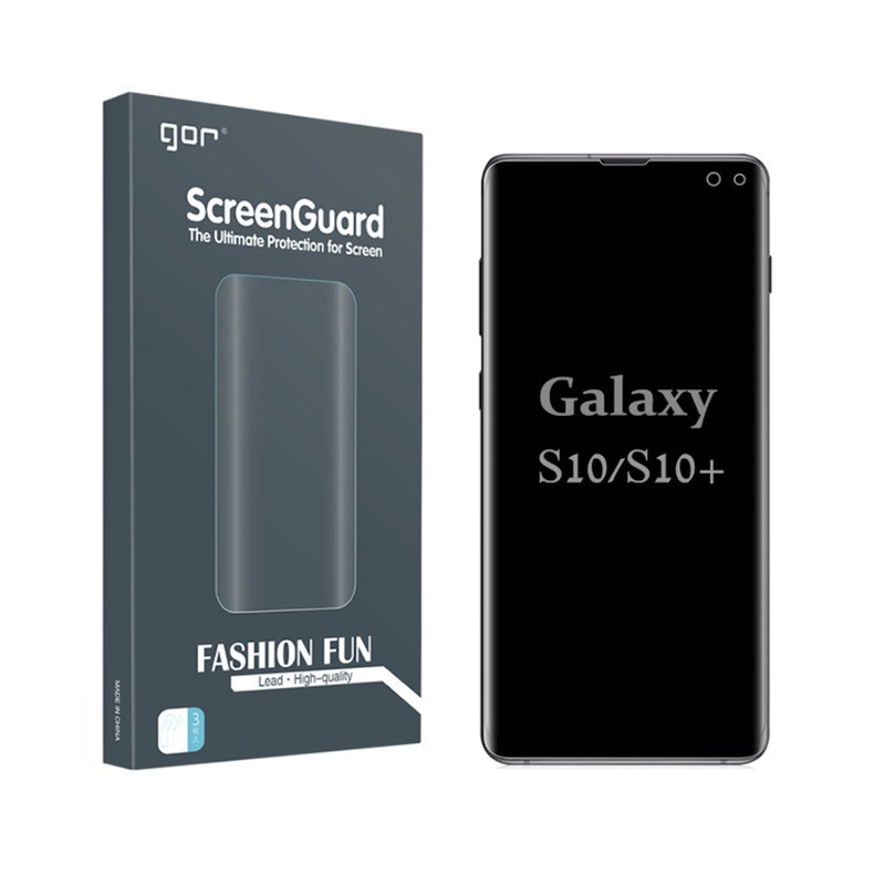 Bộ 4 miếng dán Samsung Galaxy S10 S10 Plus hiệu GOR - Hàng Nhập Khẩu
