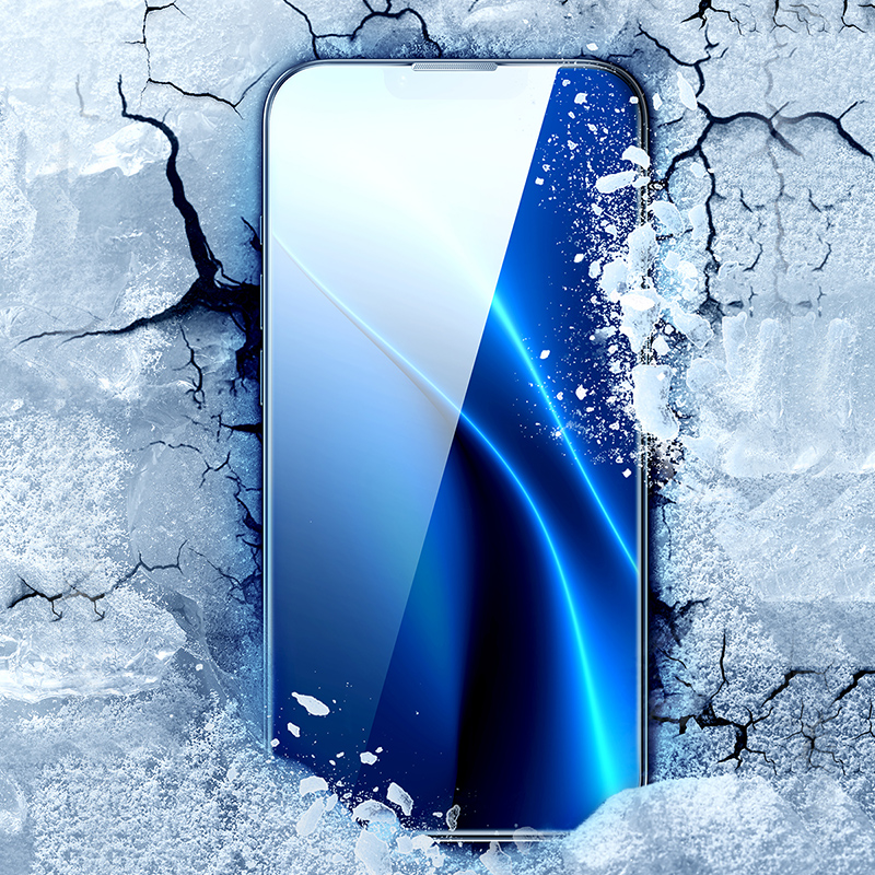 Kính cường lực All-glass Corning Tempered Glass EasyStick Film iP14