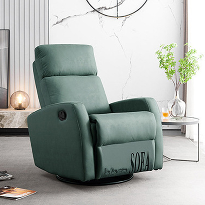 Ghế Thư Giãn Đọc Sách Da Pu Có Gác Chân Gấp Gọn Thông Minh - Ghế Sofa Thư Giãn Dựa Lưng Êm Ái Decor Phòng Khách Đẹp