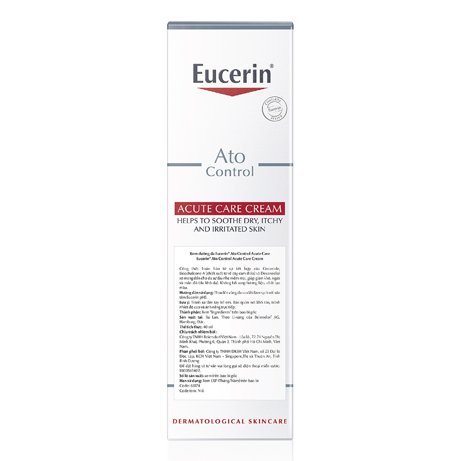 Kem Dưỡng Da Eucerin Ato Control Acute Care (40ml)