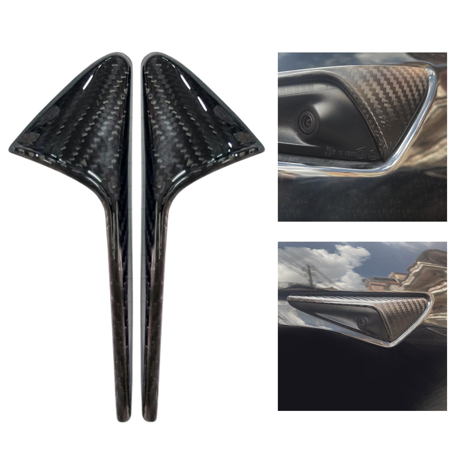 Side Camera Protection Cover ABS Plastic Indicator Cover Fits for Tesla Model 3 Model Y
