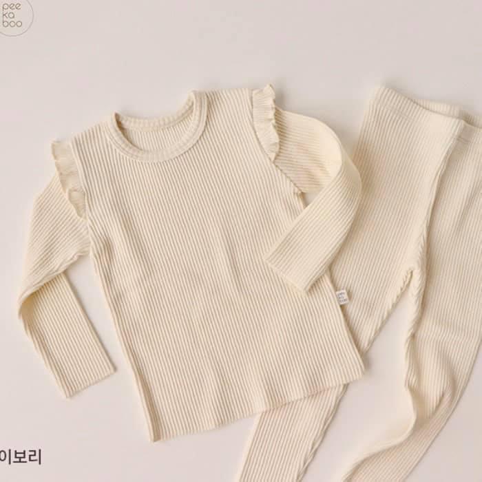 SET 2 BỘ BÉ GÁI DÀI TAY LEN TĂM TRƠN BÈO VAI