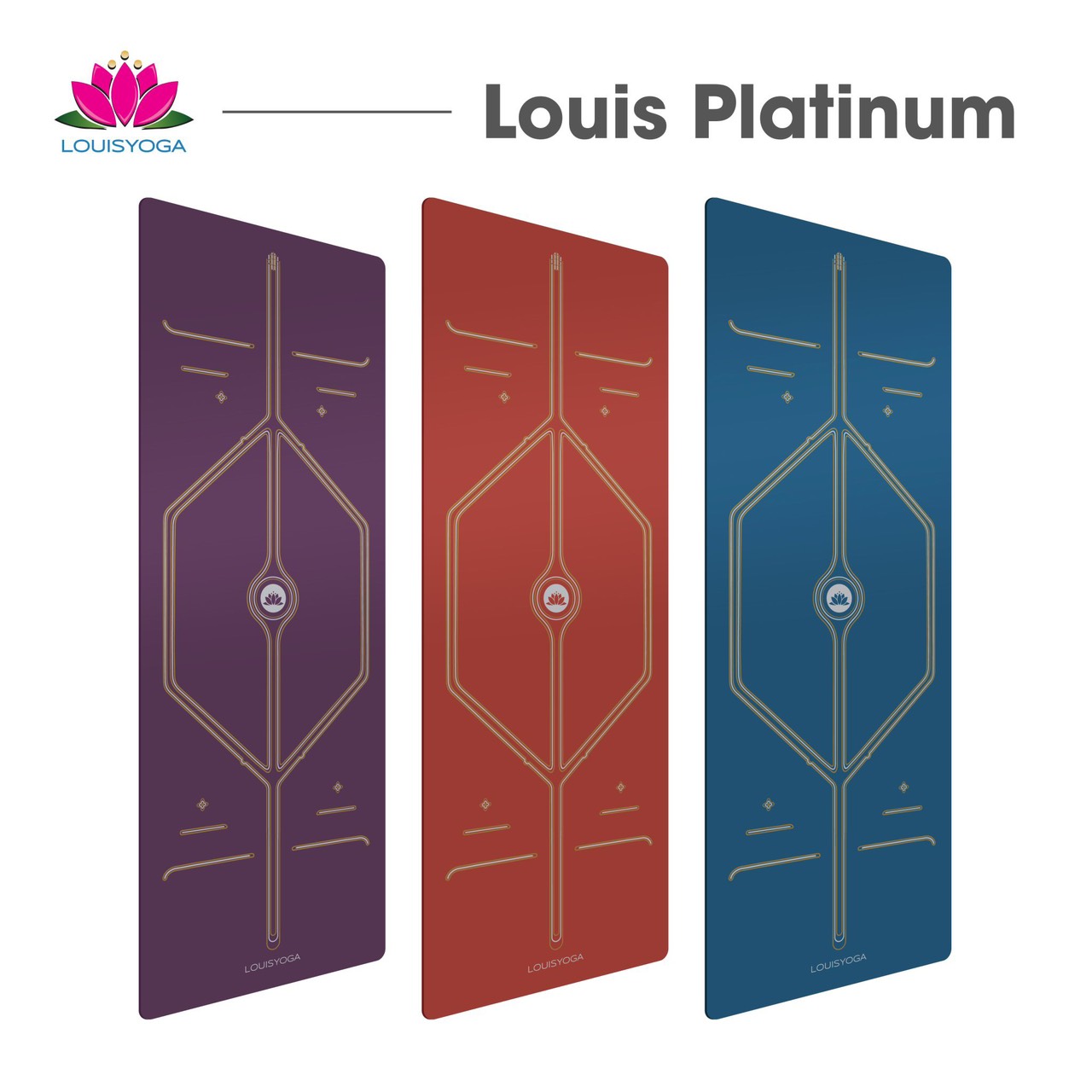 Thảm Tập Yoga Louis Platinum