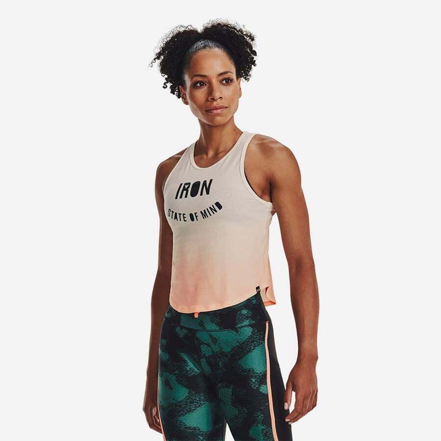 Áo ba lỗ thể thao nữ Under Armour The Rock - 1377450-130