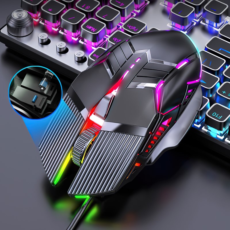 Chuột led RGB 3200 DPI Gaming Mouse S800