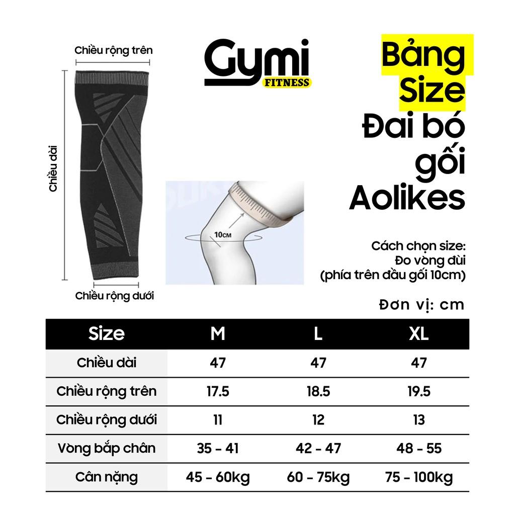 Đai Bó Gối Dài Aolikes A-7060 | Chân Chống Nặng, Bảo Vệ Gối, Giảm Chấn Thương Thể Thao Chính Hãng