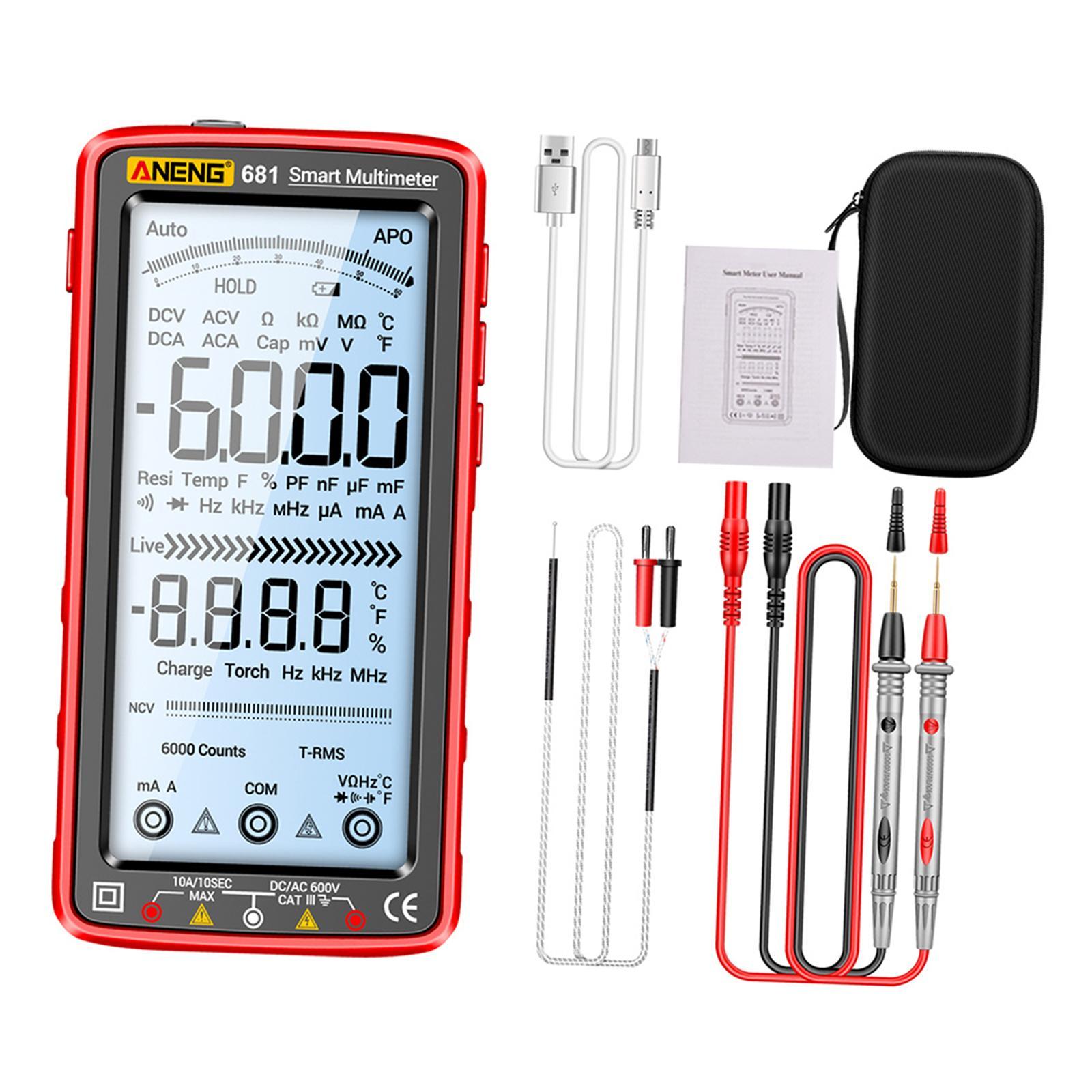Digital Multimeter Electric meter Wide Measuring Multi Tester