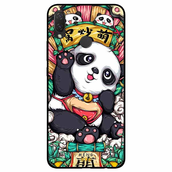 Ốp lưng dành cho Huawei Nova 3e mẫu Gấu Yếm Đỏ
