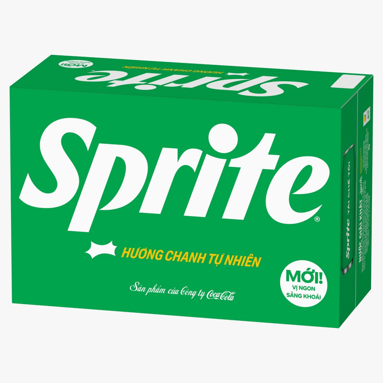Thùng 24 Lon Nước ngọt có gas Sprite lon Mi nhon (235ml x24)