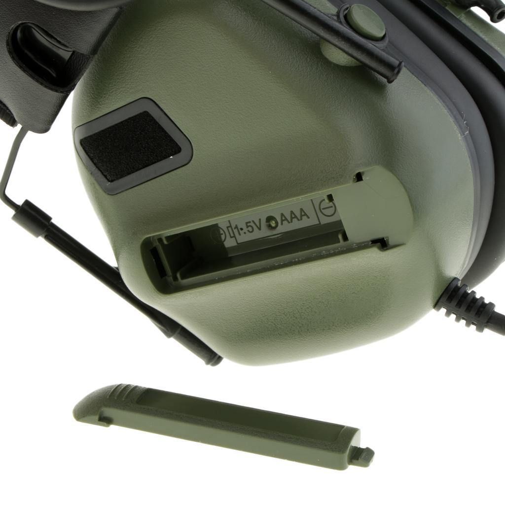 Headset Hunting Communication Headphone No Noise Reduction Green