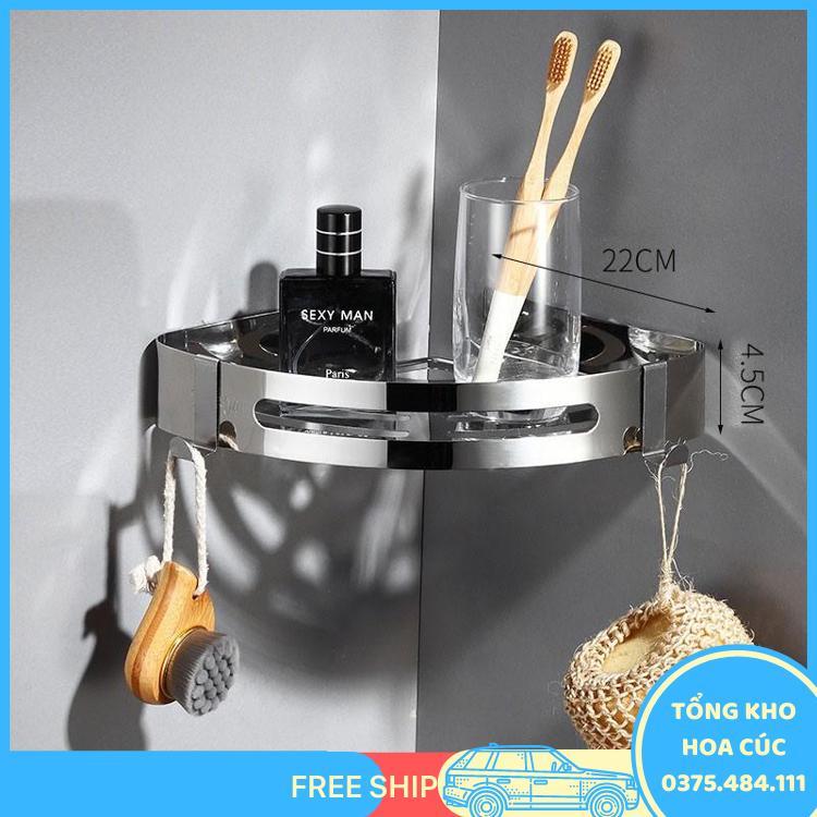 Kệ Góc Phòng Tắm Loại Inox Cao Cấp 304 Cực Kì Sang Trọng- Pt03 - Vận Chuyển Miễn Phí Toàn Quốc