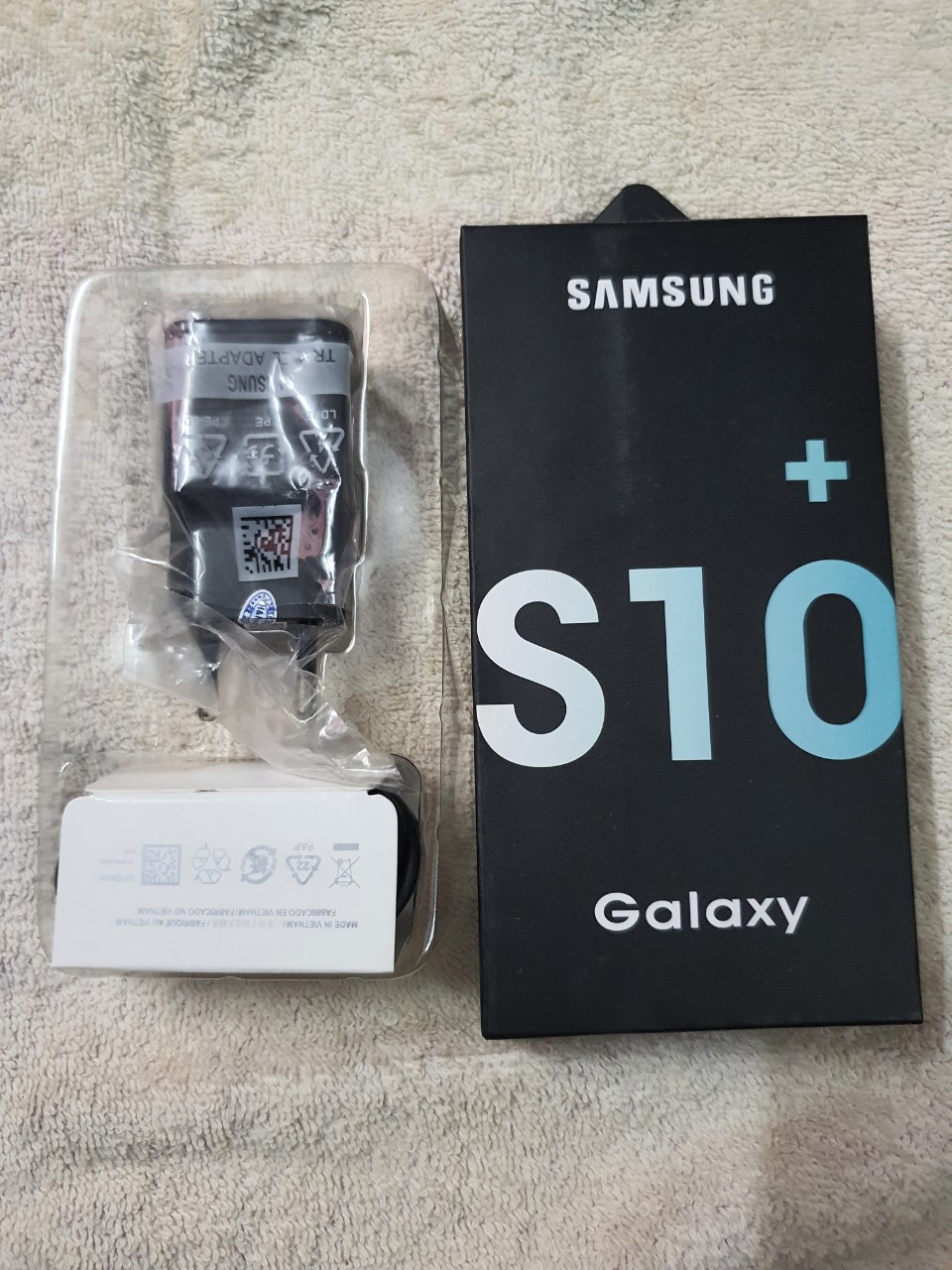 Bộ Củ Sạc Và Dây cáp Sạc Sam-Sung S10 Plus cổng Type C - Hàng chính hãng