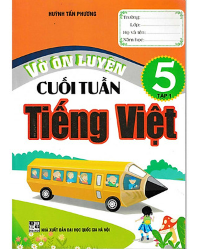 Sách - Vở Ôn Luyện Cuối Tuần Tiếng Việt 5 - Tập 1