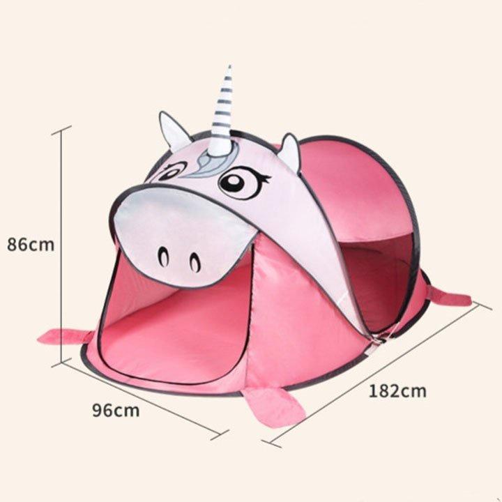 Lều trẻ em tự bung lều cho bé hình động vật dễ thương