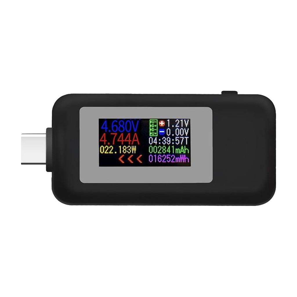 USB Battery Charge Type- Current Voltage Monitor Tester with Color LCD