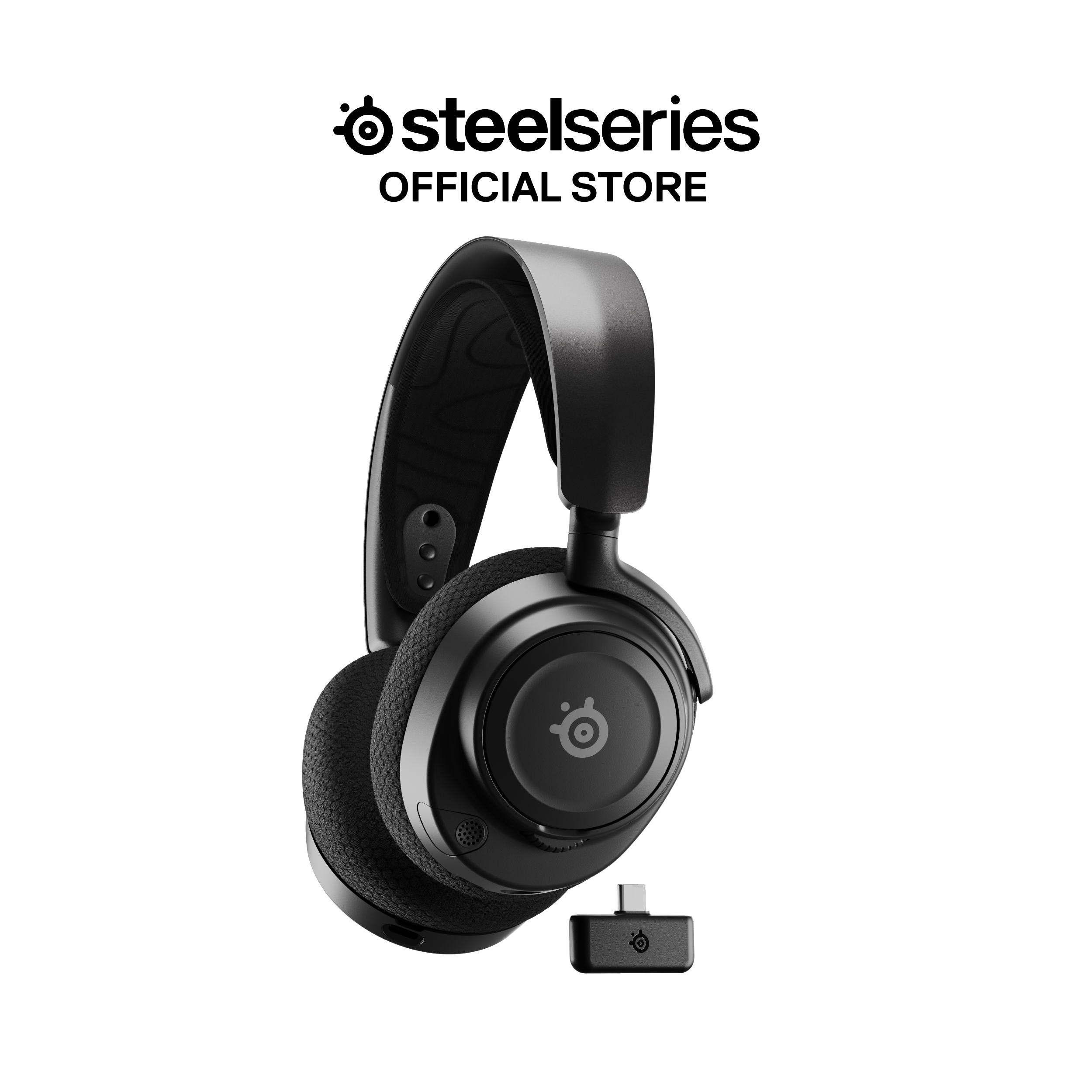 Tai nghe chụp tai gaming không dây SteelSeries Arctis Nova 7 Wireless màu đen, thời gian nghe 38H, Hàng chính hãng