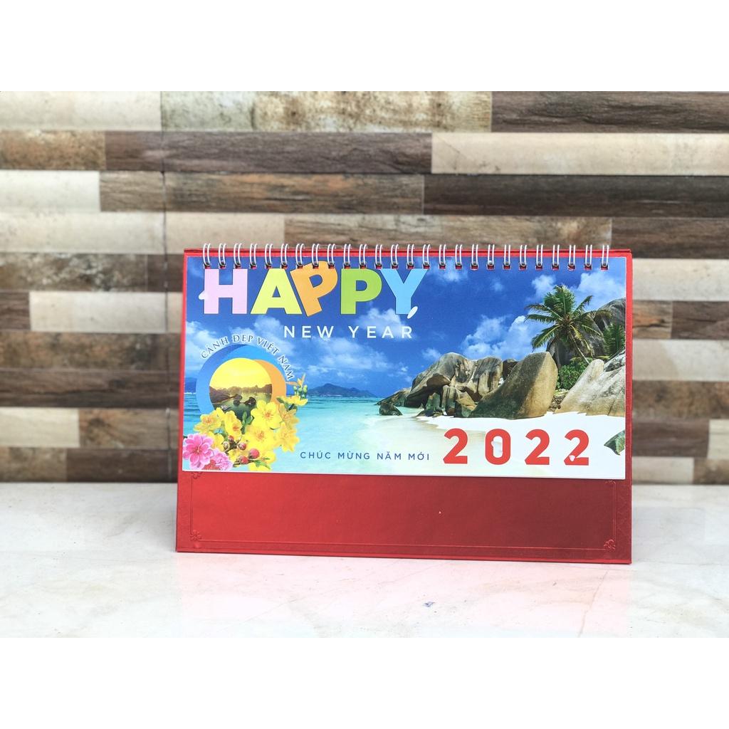 Lịch Để Bàn Chữ A 2024 KHỔ 24X16cm (Có Lịch Âm) - Mẫu Ngẫu Nhiên