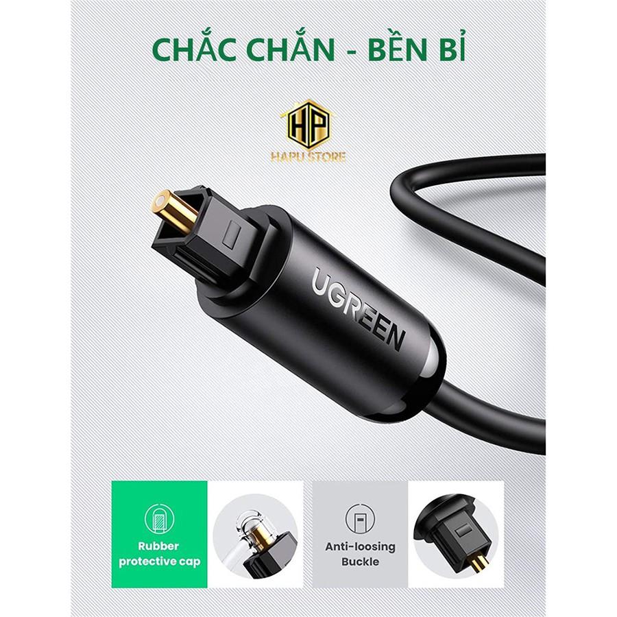 Cáp âm thanh chuẩn quang, optical, toslink chính hãng Ugreen AV122 - Hàng Chính Hãng