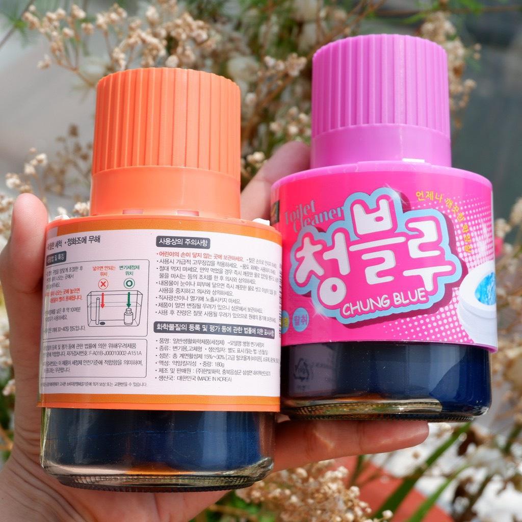 CHAI THẢ BỒN CẦU KHỬ MÙI HÀN QUỐC , TRĂNG SẠCH THƠM