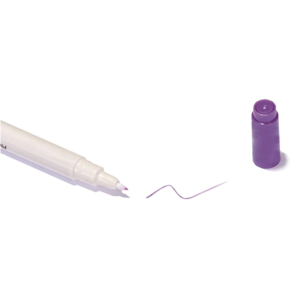 1 Piece 0.8mm Air Erasable Pen Auto-Vanishing Pen for DIY Fabric Marking Purple