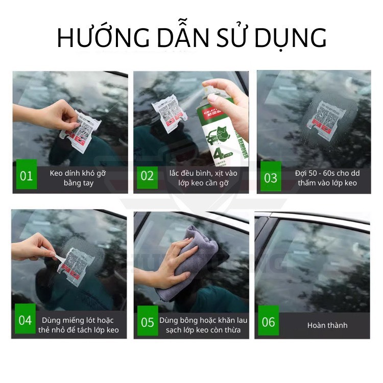 Chai Xịt Tẩy Keo Băng Dính Đa Năng Chai Xịt Tẩy Keo Băng Dính Remove Of Stickers 450ml, Tẩy Vết Băng Dính, Nhựa Đường, Tẩy Đa Năng Đồ Nội Thất Ôtô