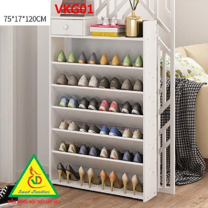 Tủ Giày Hiện Đại Nhiều Ngăn Để Giày, Tiết Kiệm Diện Tích VKG01B - Nội thất lắp ráp Viendong Adv