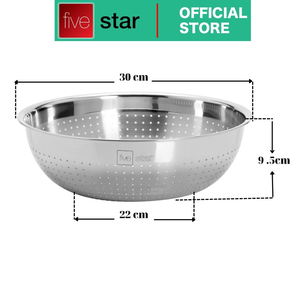 Rổ lưới inox cao cấp Fivestar 22cm / 26cm / 30cm