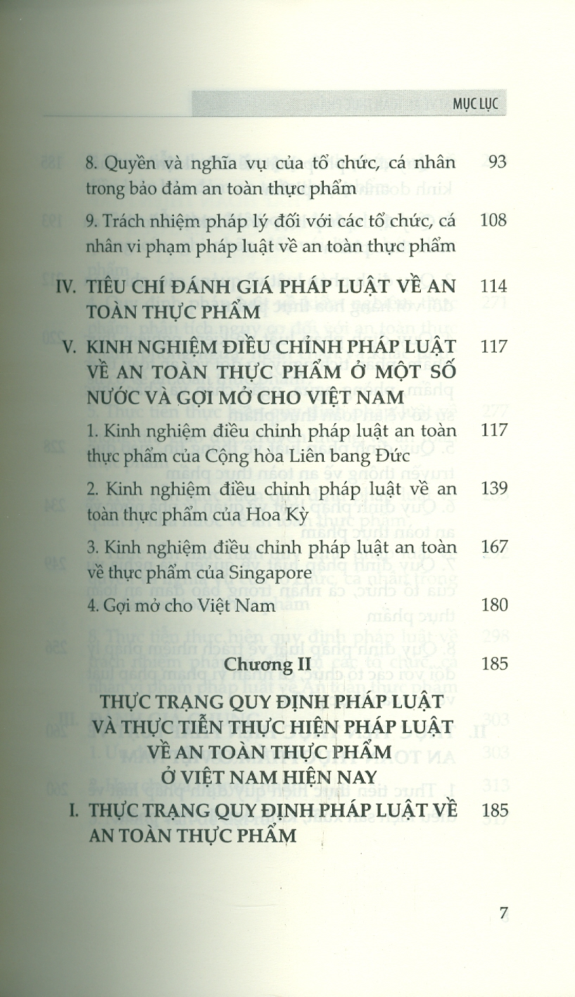 Pháp Luật Về An Toàn Thực Phẩm Ở Việt Nam (Sách chuyển khảo) - TS. Phạm Thị Thúy Nga (Chủ biên)