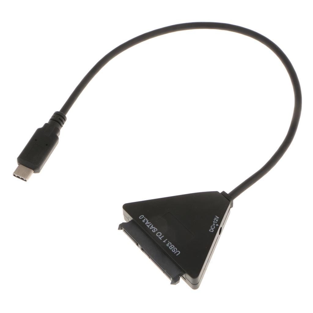 USB 3.1 to SATA3.0 Adapter Cable Converter for 2.5 3.5 Inch Hard Drive Disk