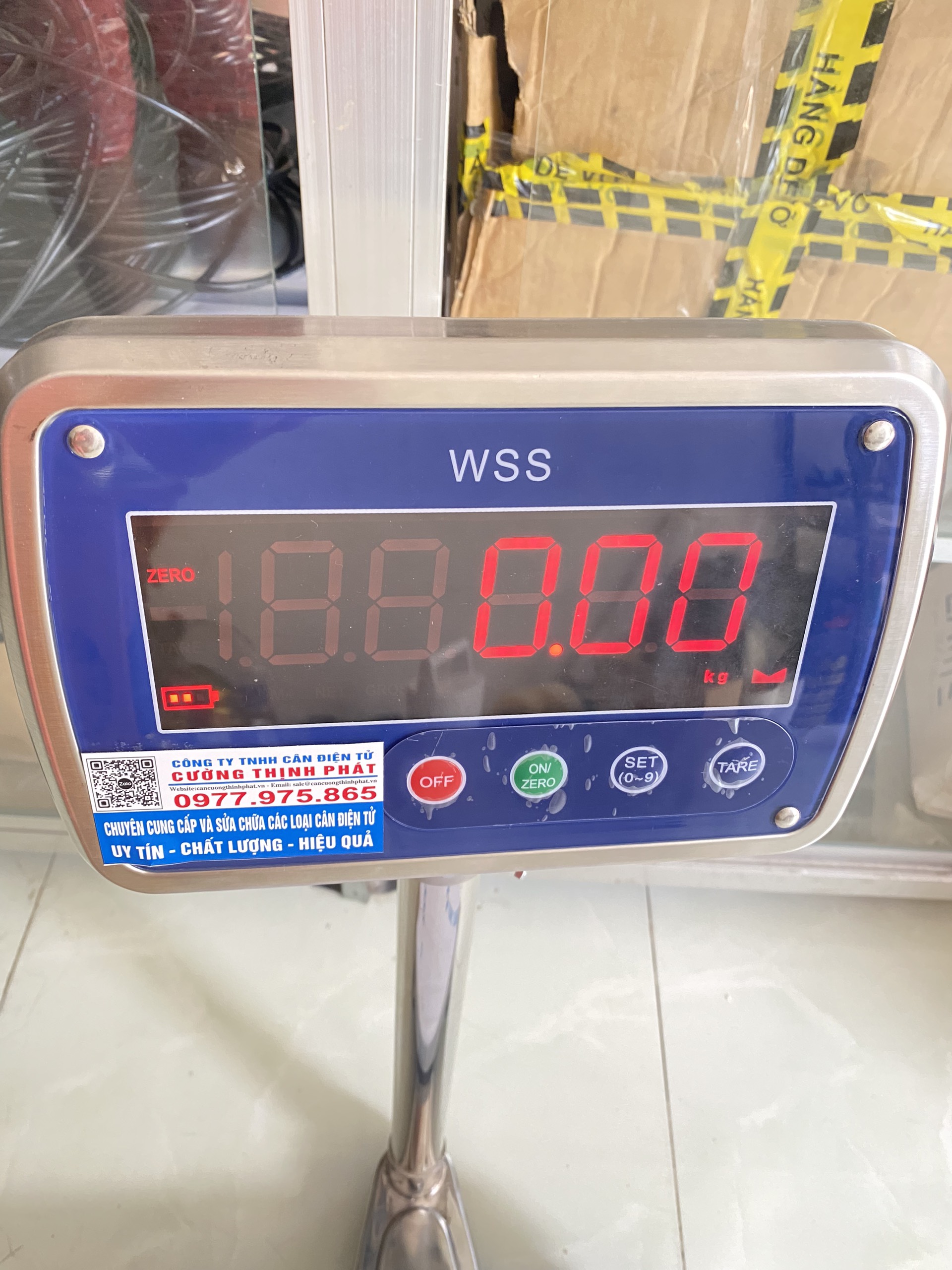 CÂN BÀN ĐIỆN TỬ WSS Model: WSS 200KG/0.02KG