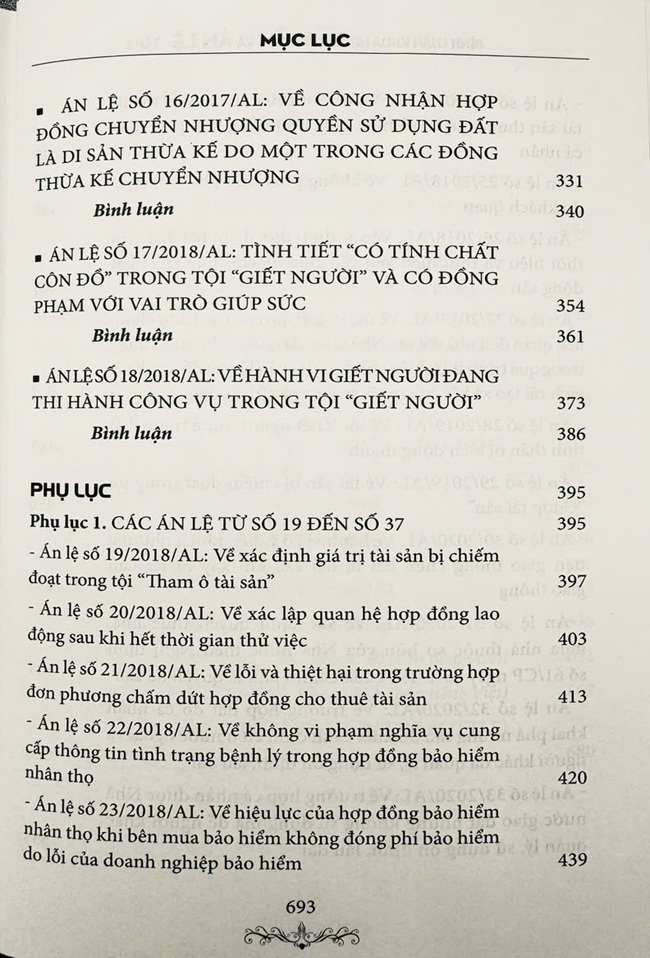 Bình Luận Khoa Học Bản Án Và Án Lệ